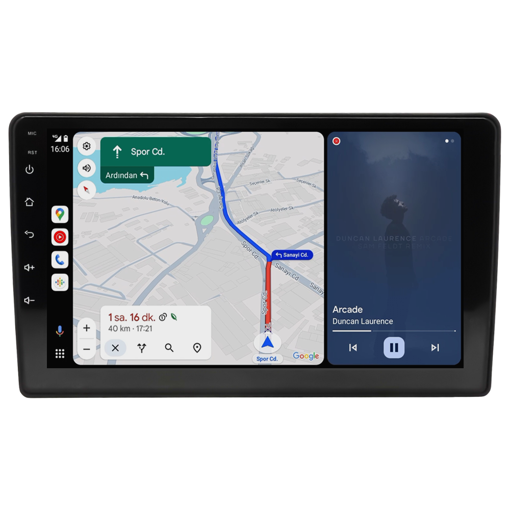 Mitsubishi L200 Android Multimedya Sistemi (2020-2023) CRV-4136XP