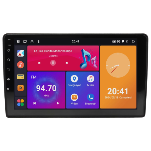 Mitsubishi L200 Android Multimedya Sistemi (2020-2023) CRV4136XP