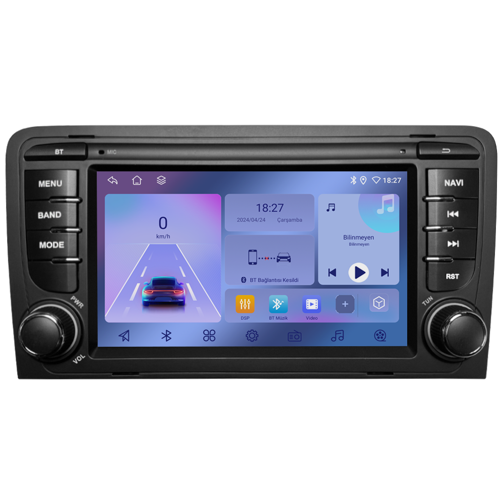 Audi A3 Android Multimedya Sistemi (2005-2012) CRV-4010D