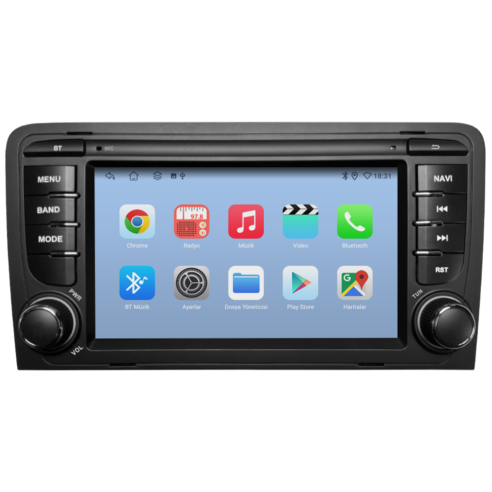 Audi A3 Android Multimedya Sistemi (2005-2012) CRV-4010D
