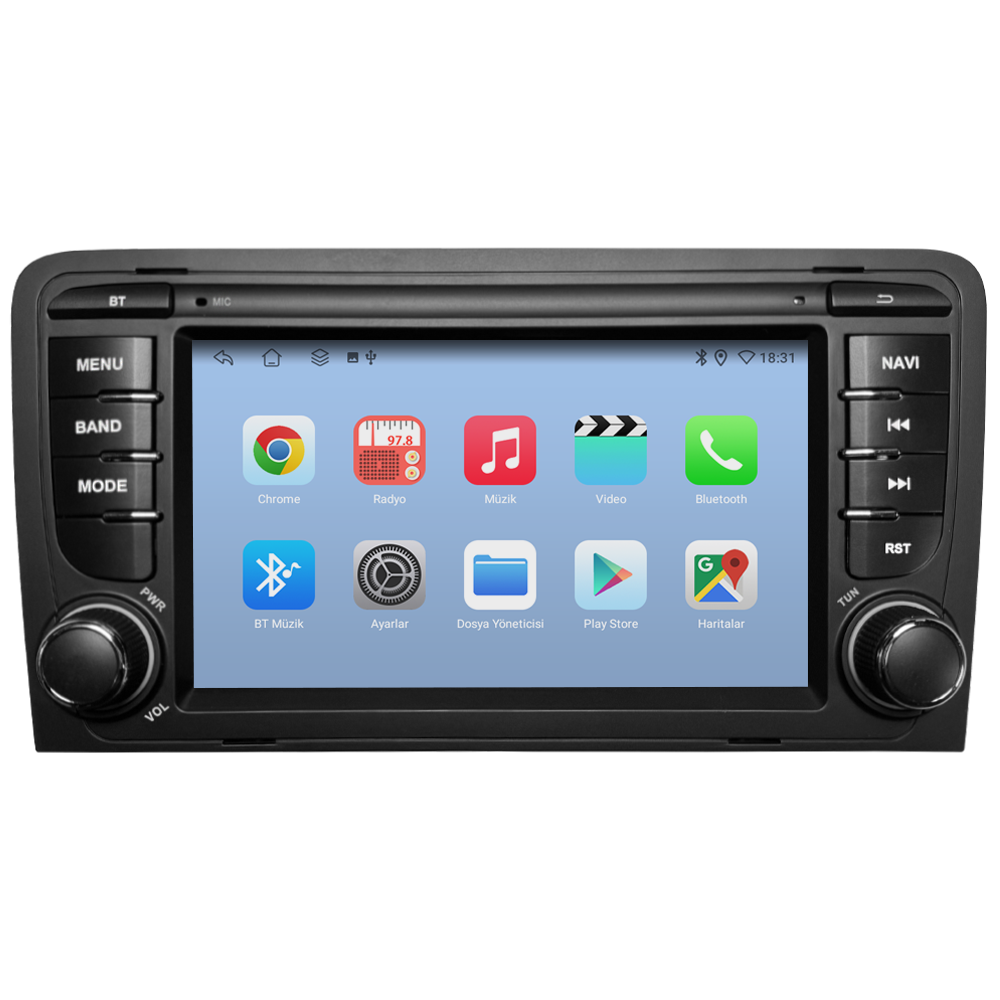 Audi A3 Android Multimedya Sistemi (2005-2012) CRV-4010D
