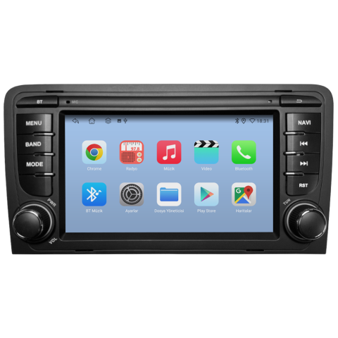 Audi A3 Android Multimedya Sistemi (2005-2012) CRV-4010D