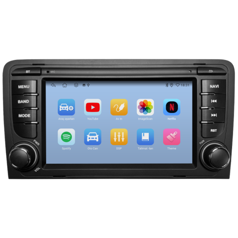 Audi A3 Android Multimedya Sistemi (2005-2012) CRV-4010D