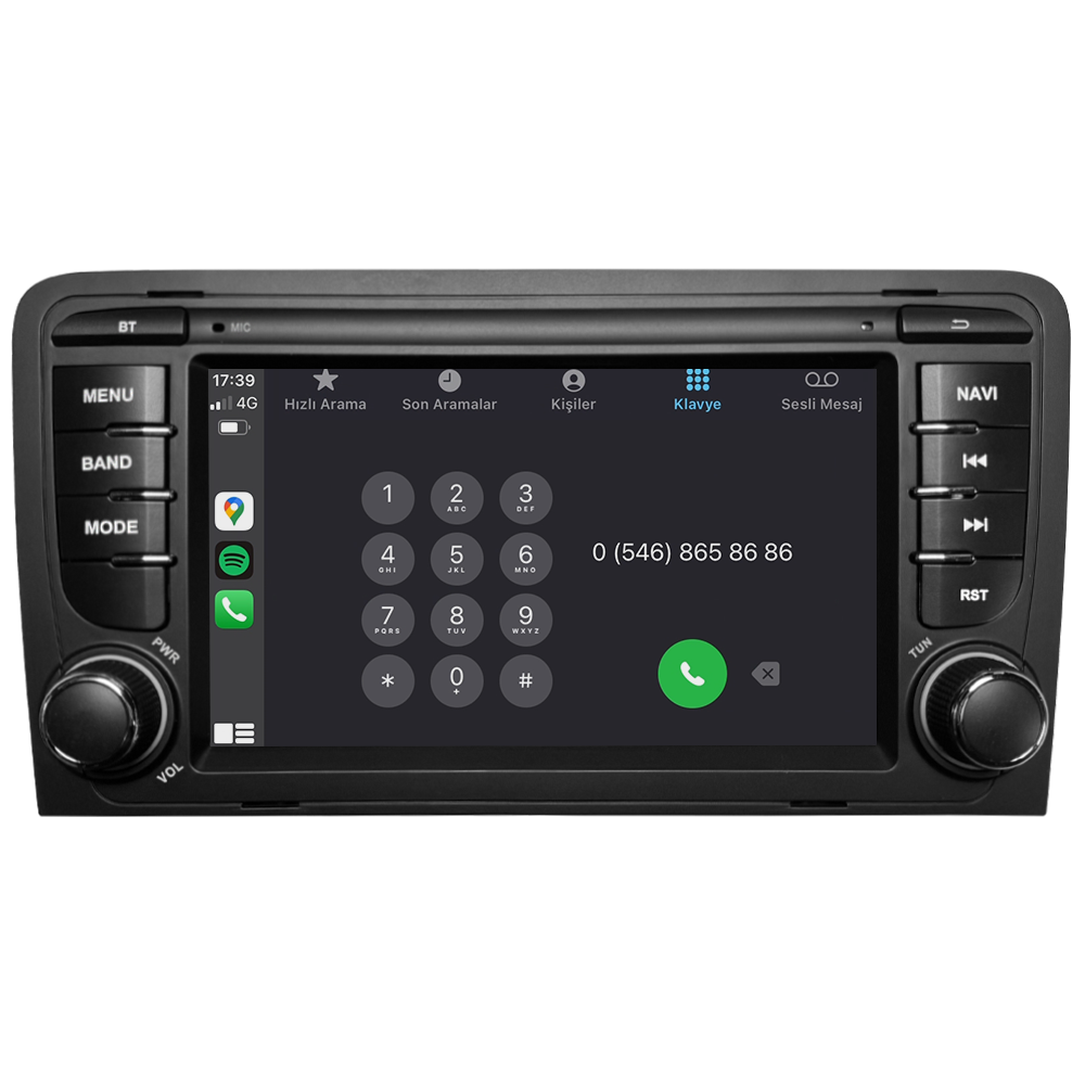 Audi A3 Android Multimedya Sistemi (2005-2012) CRV-4010D