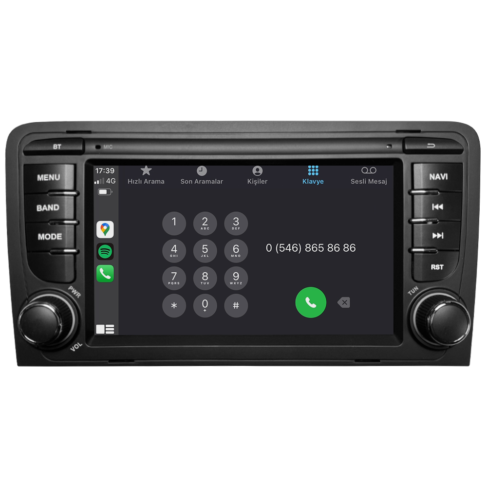 Audi A3 Android Multimedya Sistemi (2005-2012) CRV-4010D