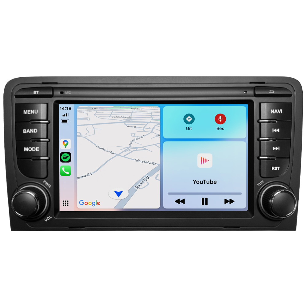 Audi A3 Android Multimedya Sistemi (2005-2012) CRV-4010D