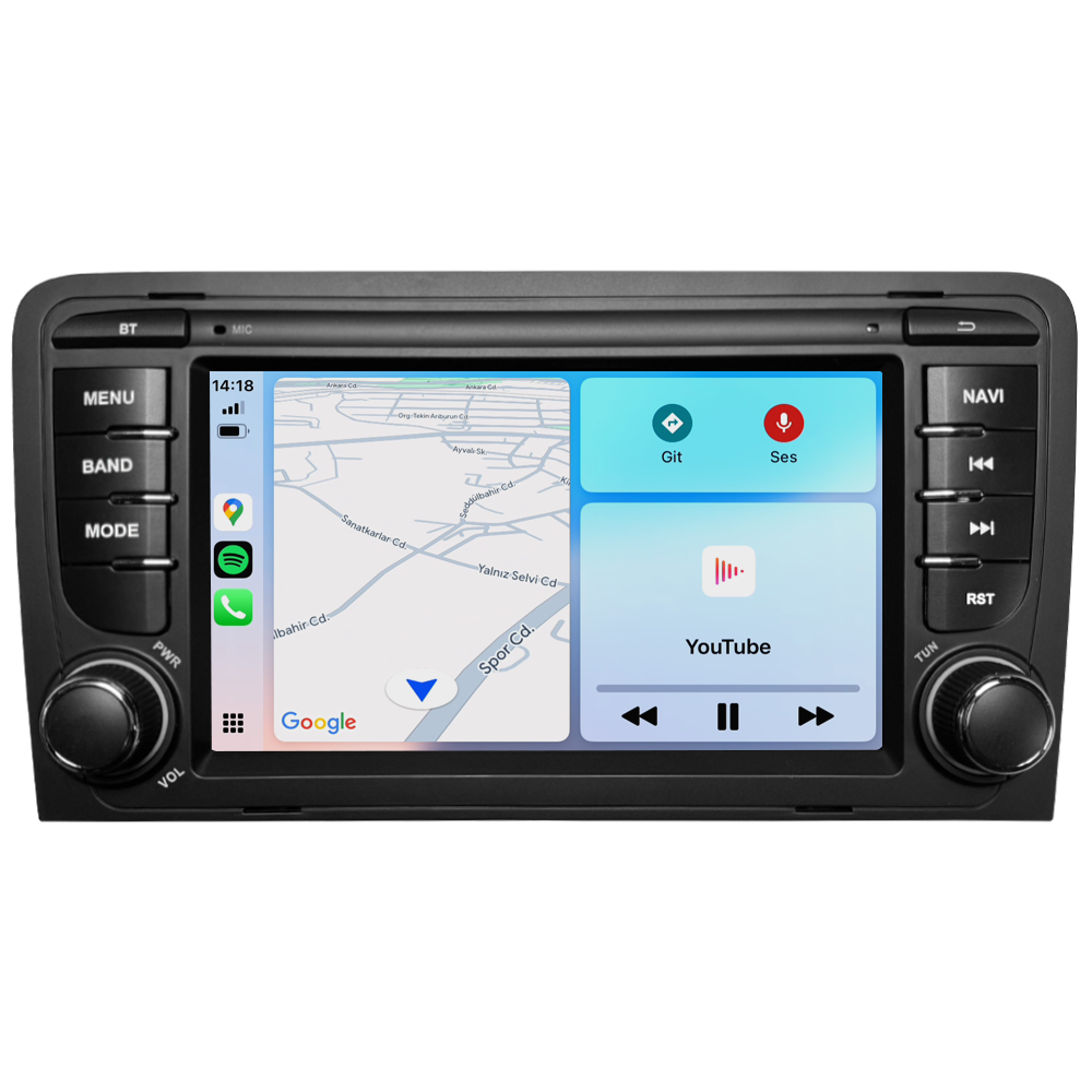 Audi A3 Android Multimedya Sistemi (2005-2012) CRV-4010D