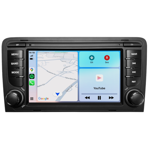 Audi A3 Android Multimedya Sistemi (2005-2012) CRV-4010D