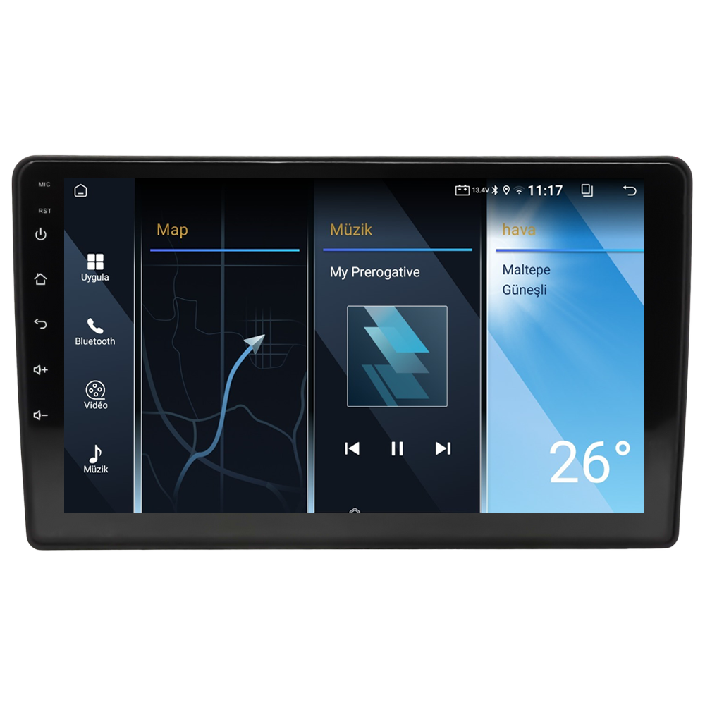 Mitsubishi L200 Android Multimedya Sistemi (2020-2023) CRV-4136XA