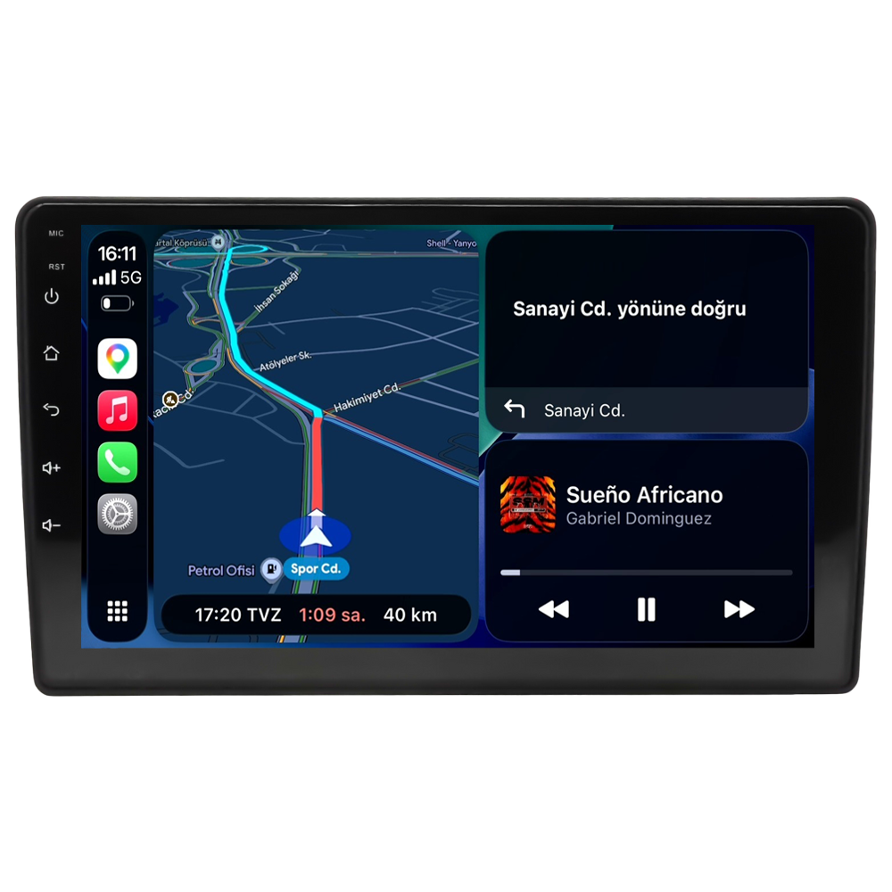 Mitsubishi L200 Android Multimedya Sistemi (2020-2023) CRV-4136XA