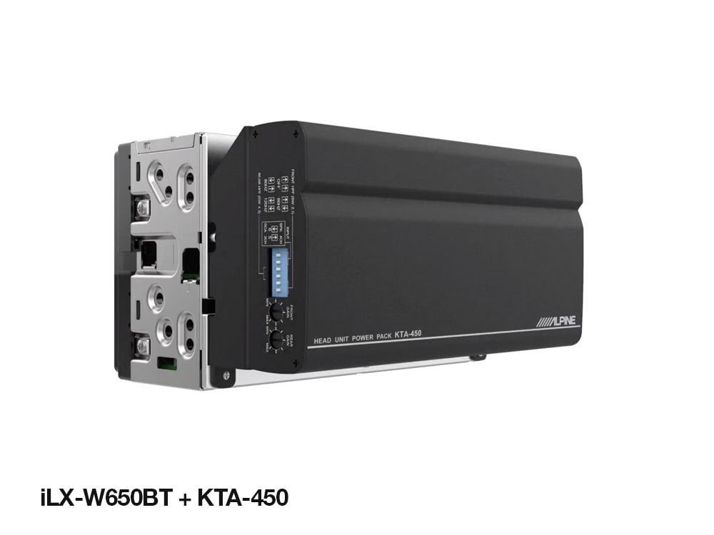 Alpine KTA-450 Kompakt 4 Kanal Power Pack Amplifikatör