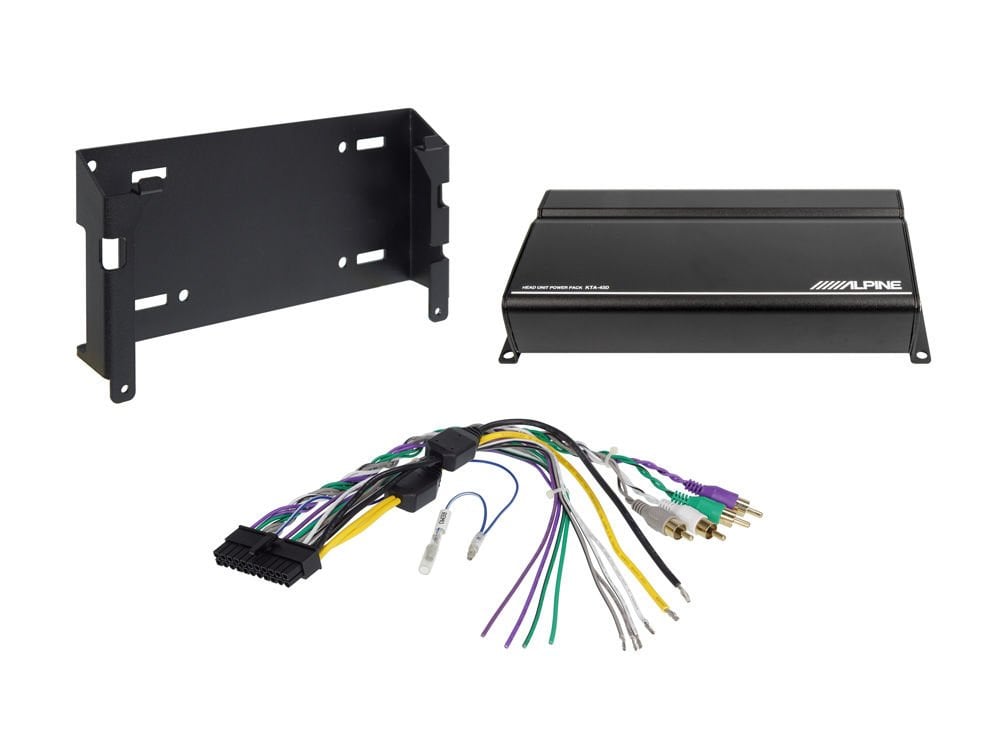 Alpine KTA-450 Kompakt 4 Kanal Power Pack Amplifikatör
