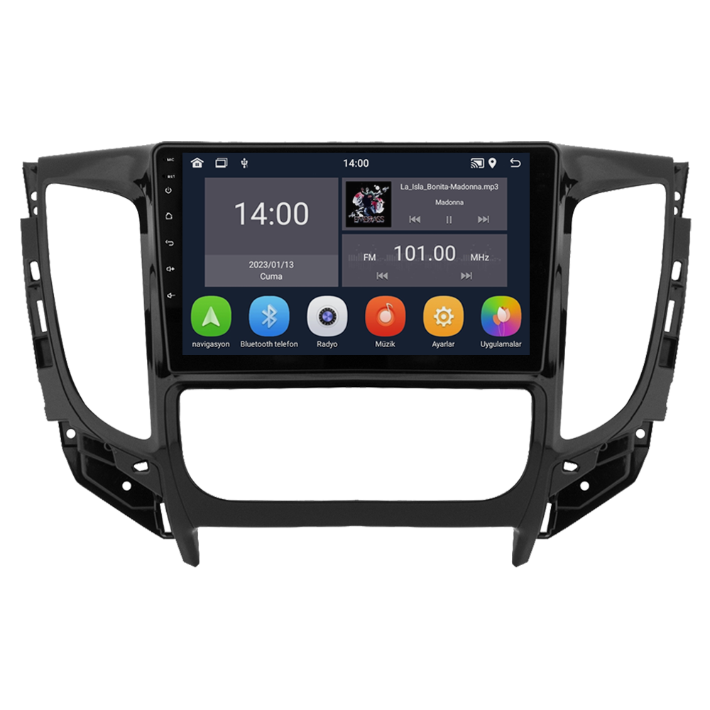 Mitsubishi L200 Android Multimedya Sistemi (2015-2019) CRV-4363XD
