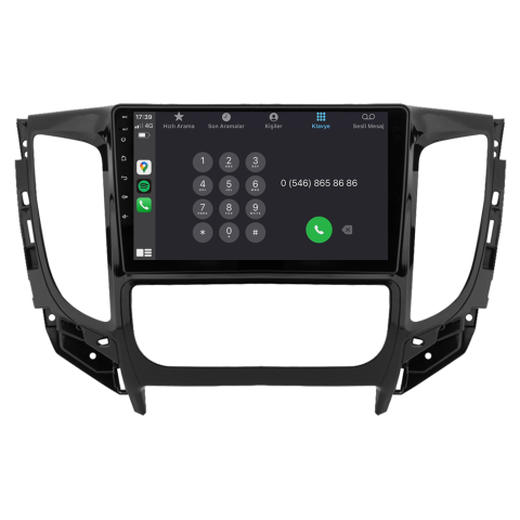 Mitsubishi L200 Android Multimedya Sistemi (2015-2019) CRV-4363XDA