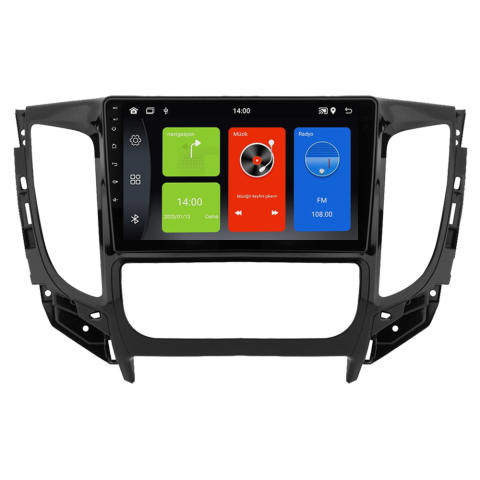 Mitsubishi L200 Android Multimedya Sistemi (2015-2019) CRV-4363XDA