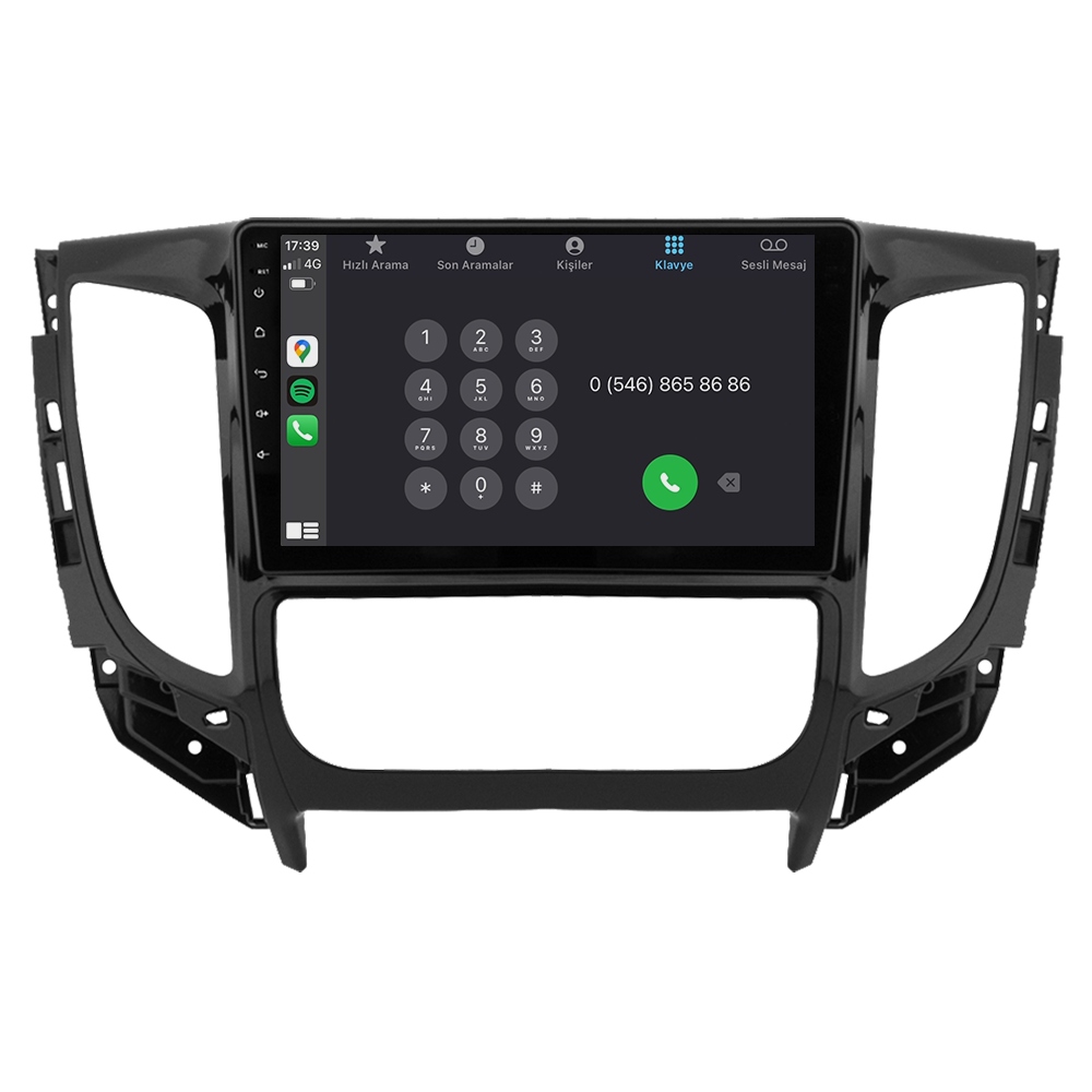 Mitsubishi L200 Android Multimedya Sistemi (2015-2019) CRV-4363XAA