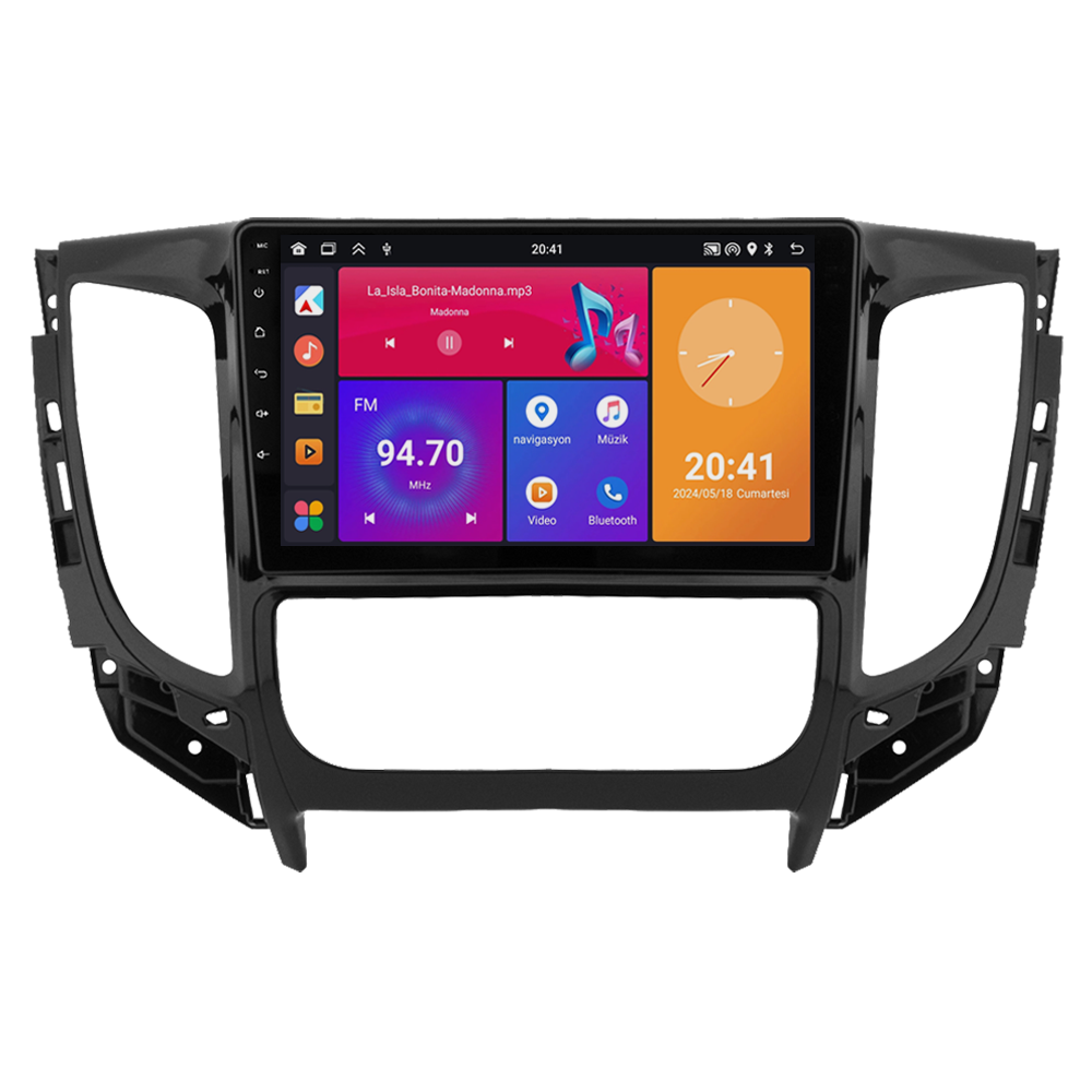 Mitsubishi L200 Android Multimedya Sistemi (2015-2019) CRV4363XP