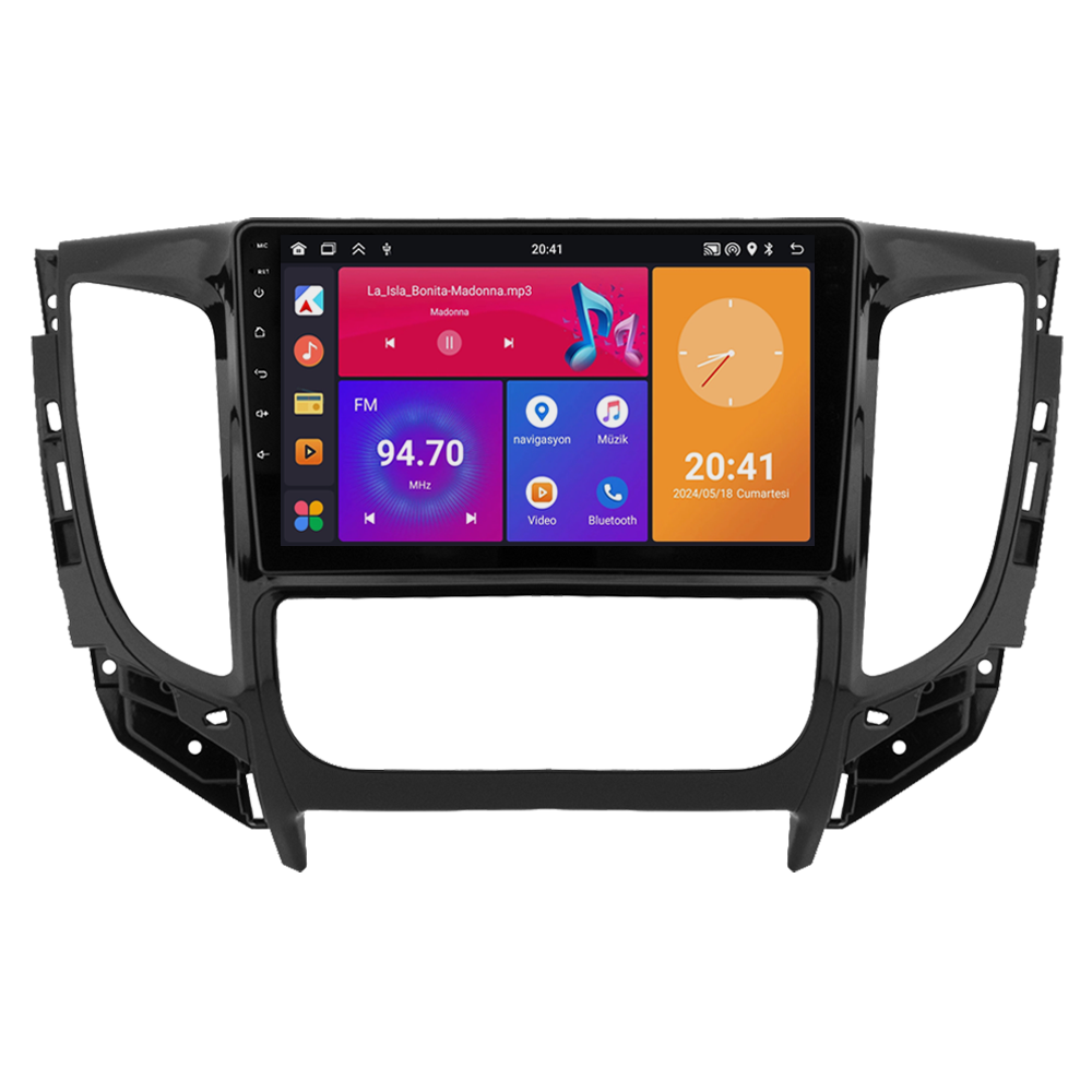 Mitsubishi L200 Android Multimedya Sistemi (2015-2019) CRV4363XP