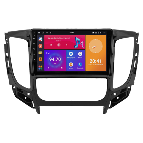 Mitsubishi L200 Android Multimedya Sistemi (2015-2019) CRV4363XP