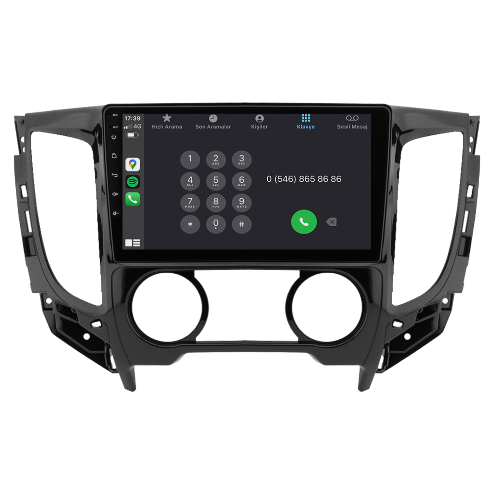 Mitsubishi L200 Android Multimedya Sistemi (2015-2019) CRV-4366XD