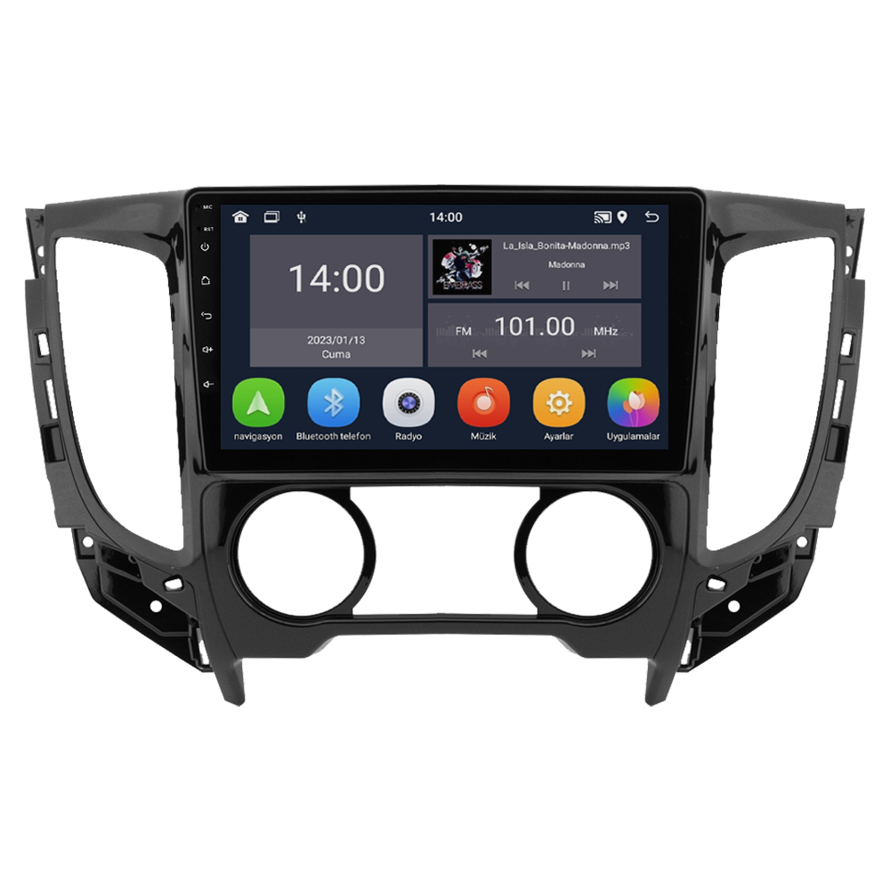 Mitsubishi L200 Android Multimedya Sistemi (2015-2019) CRV-4366XD