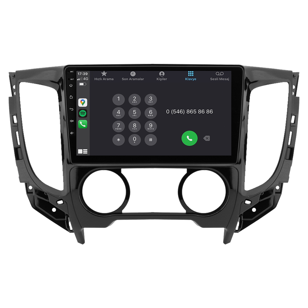 Mitsubishi L200 Android Multimedya Sistemi (2015-2019) CRV-4366XDA