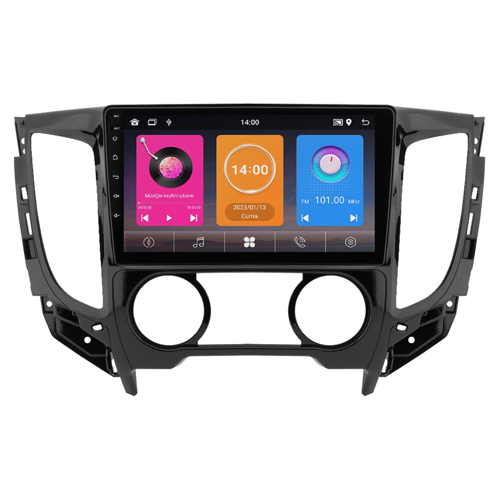 Mitsubishi L200 Android Multimedya Sistemi (2015-2019) CRV-4366XAA