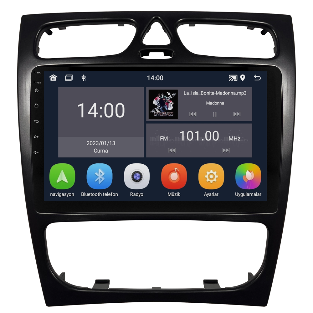 Mercedes C Serisi W209 Android Multimedya Sistemi (2002-2006) CRV-4860XD