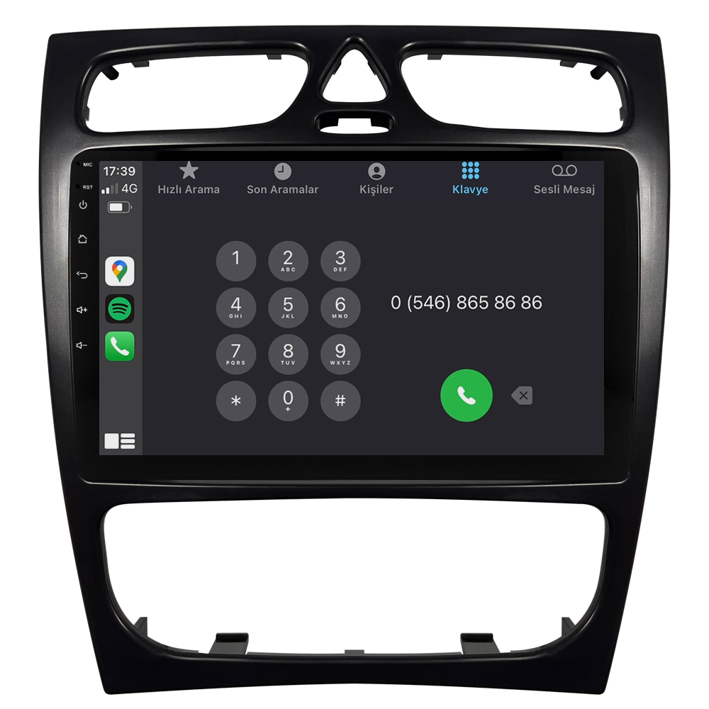 Mercedes C Serisi W209 Android Multimedya Sistemi (2002-2006) CRV-4860XAA