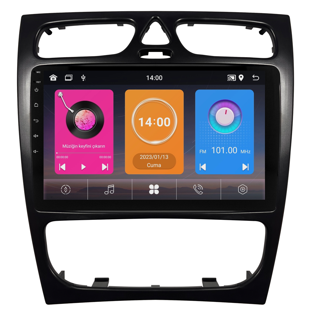 Mercedes C Serisi W209 Android Multimedya Sistemi (2002-2006) CRV-4860XAA