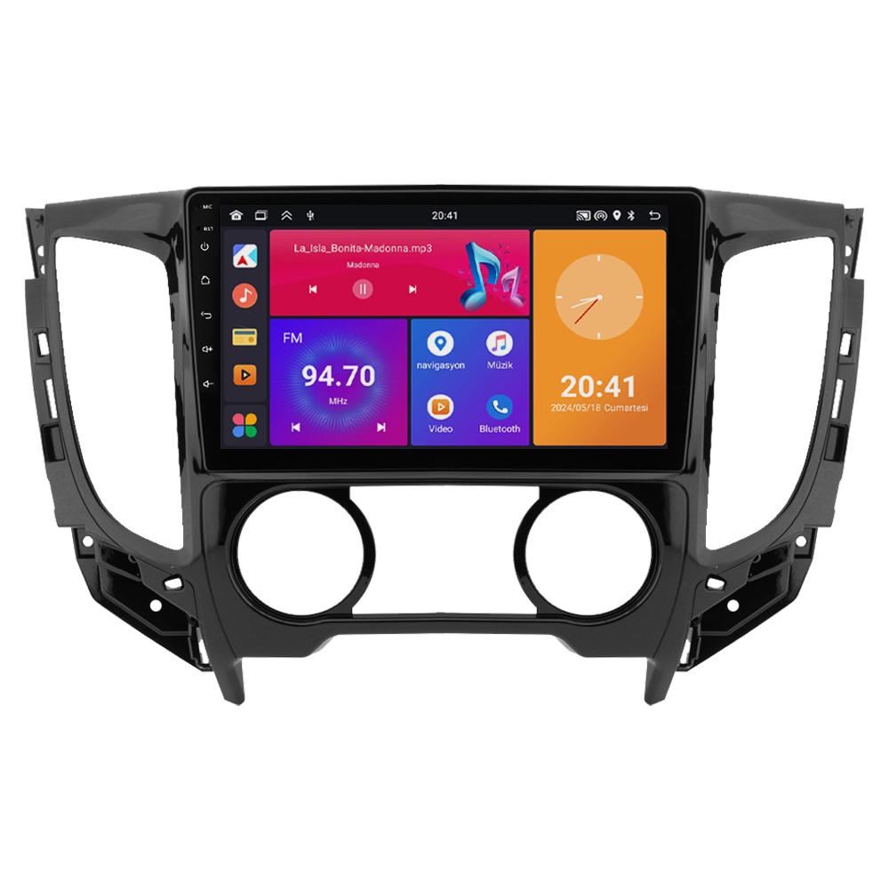 Mitsubishi L200 Android Multimedya Sistemi (2015-2019) CRV4366XP