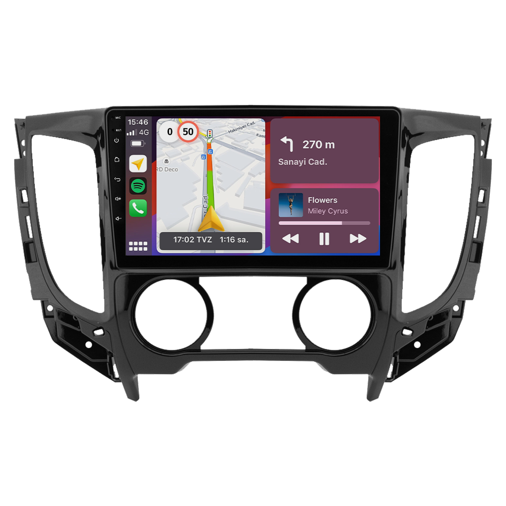 Mitsubishi L200 Android Multimedya Sistemi (2015-2019) CRV4366XP