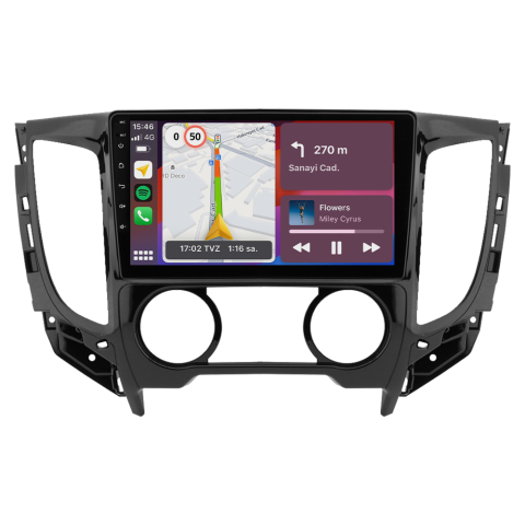 Mitsubishi L200 Android Multimedya Sistemi (2015-2019) CRV4366XP