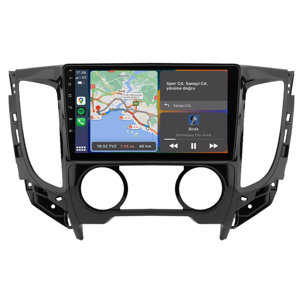 Mitsubishi L200 Android Multimedya Sistemi (2015-2019) CRV-4366XR