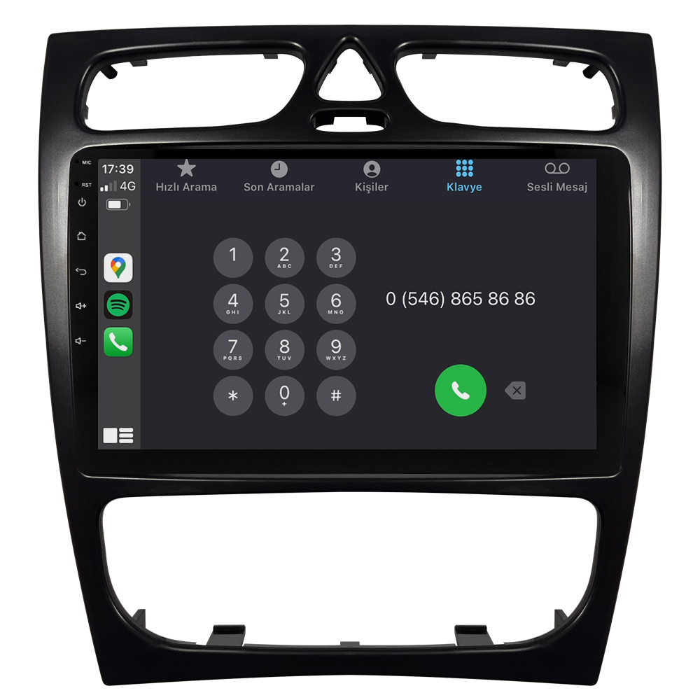 Mercedes C Serisi W209 Android Multimedya Sistemi (2002-2006) CRV4860XP