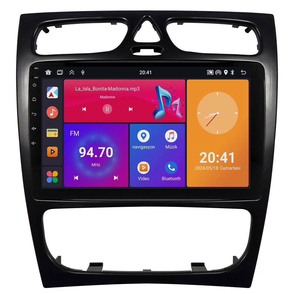 Mercedes C Serisi W209 Android Multimedya Sistemi (2002-2006) CRV4860XP
