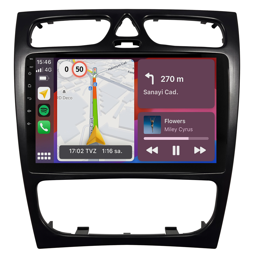 Mercedes C Serisi W209 Android Multimedya Sistemi (2002-2006) CRV4860XP