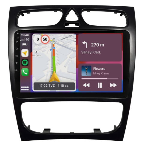 Mercedes C Serisi W209 Android Multimedya Sistemi (2002-2006) CRV4860XP