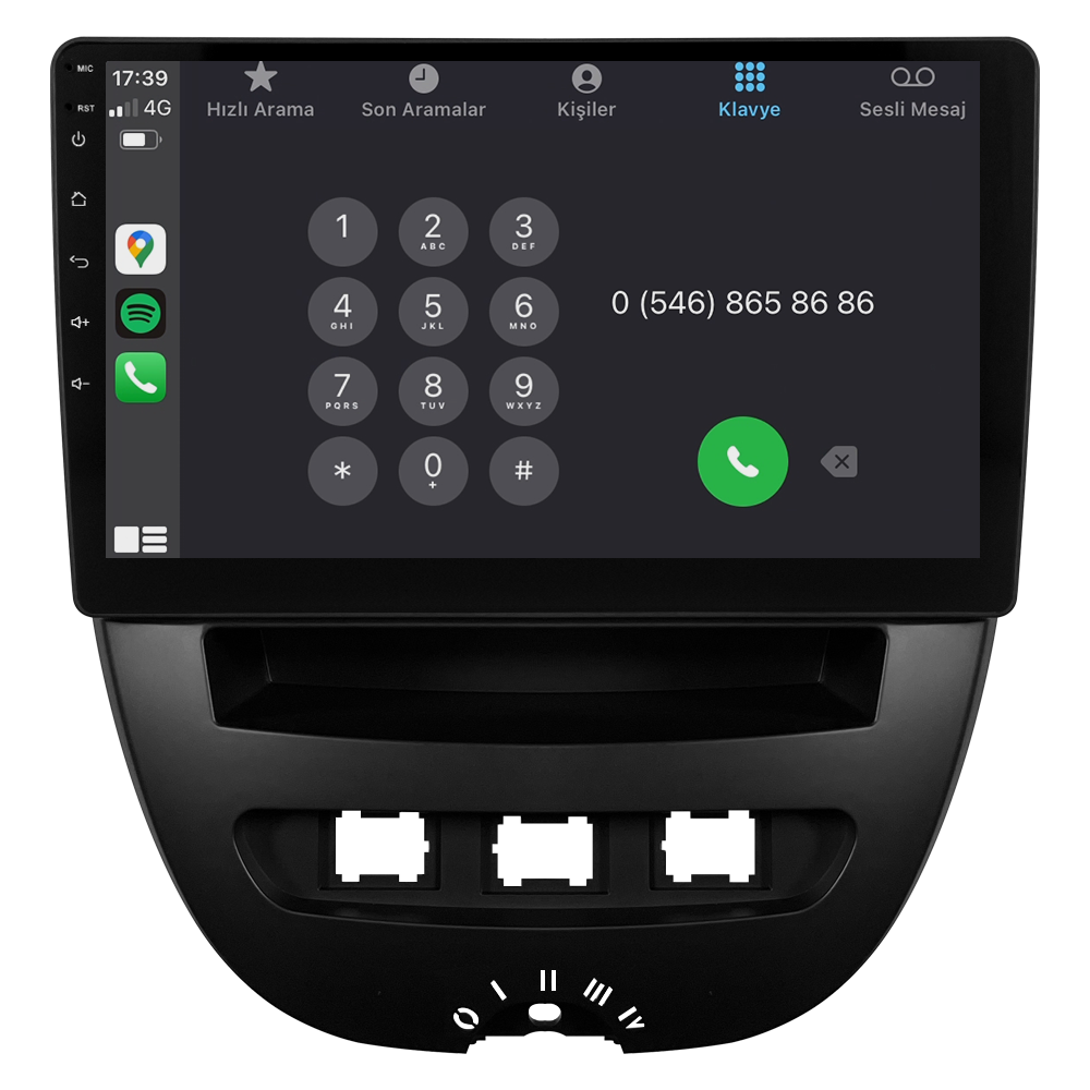 Citroen C1 Android Multimedya Sistemi (2005-2014) CRV-4844X