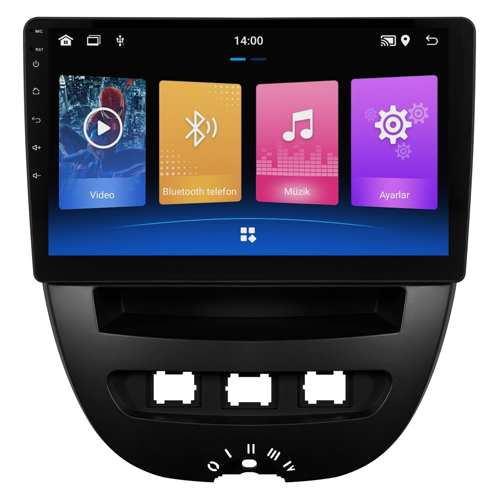 Citroen C1 Android Multimedya Sistemi (2005-2014) CRV-4844X
