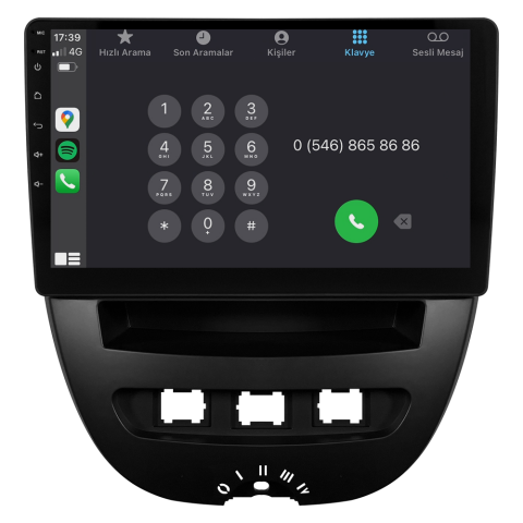 Citroen C1 Android Multimedya Sistemi (2005-2014) CRV-4844XDA