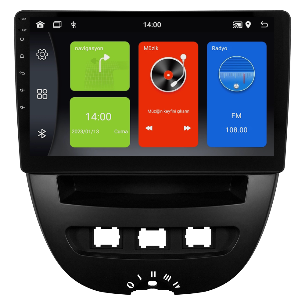 Citroen C1 Android Multimedya Sistemi (2005-2014) CRV-4844XDA