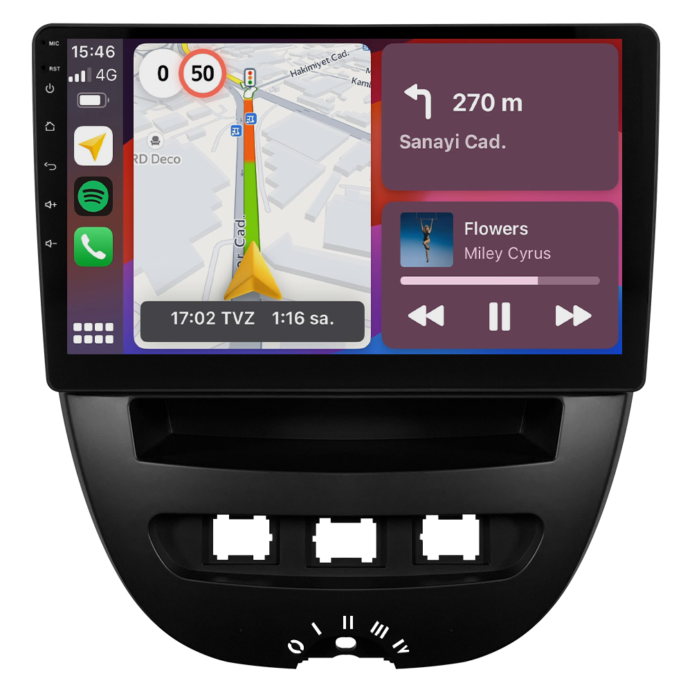 Citroen C1 Android Multimedya Sistemi (2005-2014) CRV4844XP