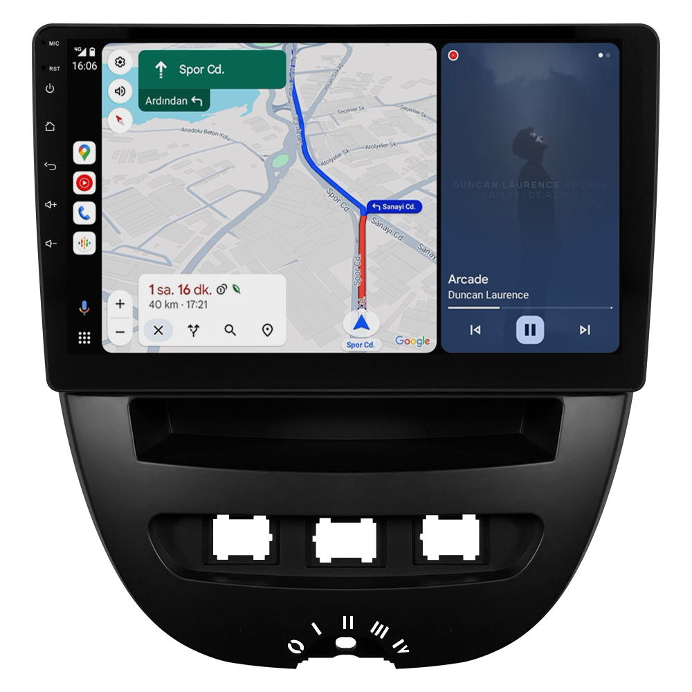 Citroen C1 Android Multimedya Sistemi (2005-2014) CRV4844XP