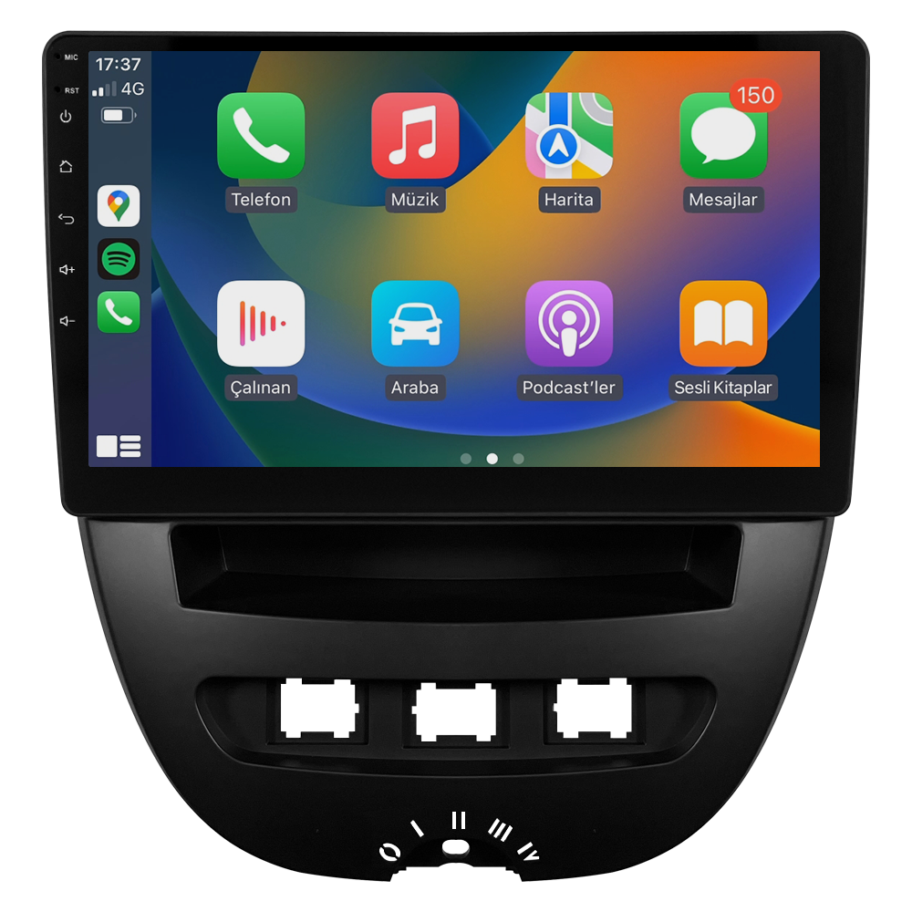 Citroen C1 Android Multimedya Sistemi (2005-2014) CRV-4844XR