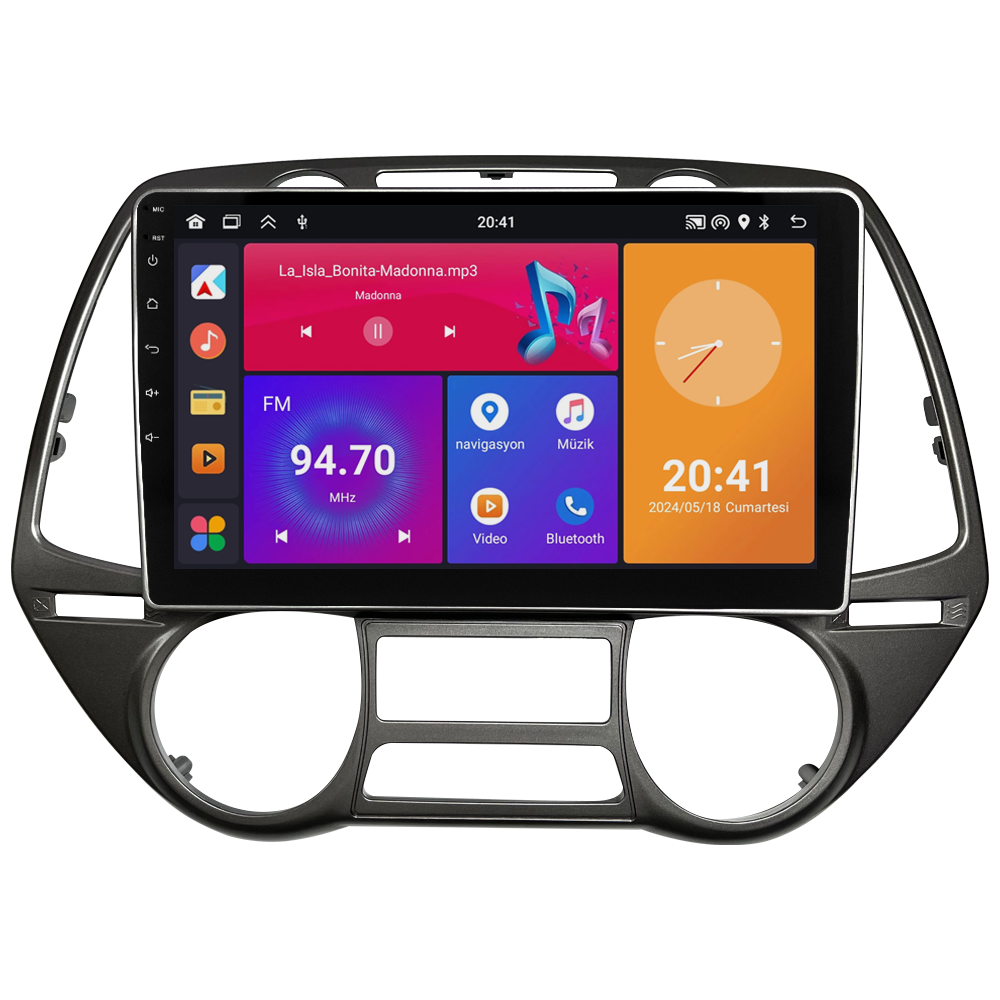 Hyundai I20 Android Multimedya Sistemi (2009-2012) CRV4284XP