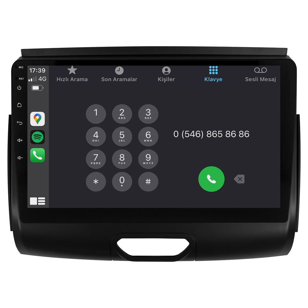 Ford Ranger Android Multimedya Sistemi (2015-2020) CRV-4858XD