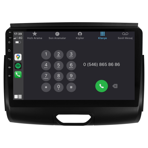 Ford Ranger Android Multimedya Sistemi (2015-2020) CRV-4858XD