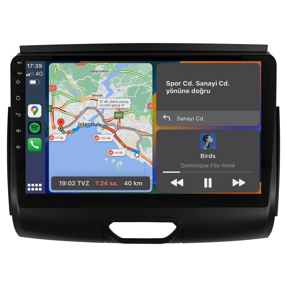 Ford Ranger Android Multimedya Sistemi (2015-2020) CRV-4858XD