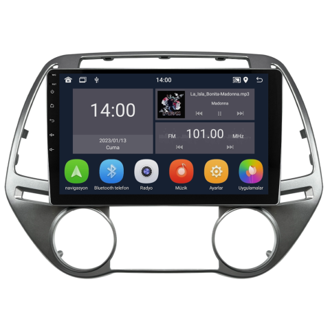 Hyundai I20 Android Multimedya Sistemi (2008-2012) CRV-4285XD